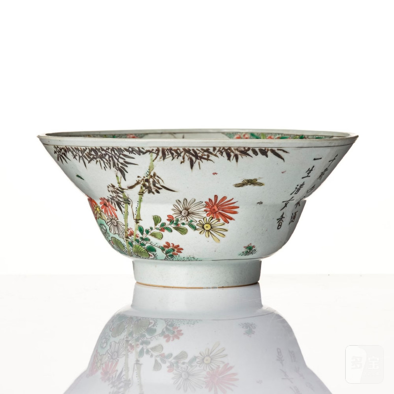 A famille verte bowl, - 图4